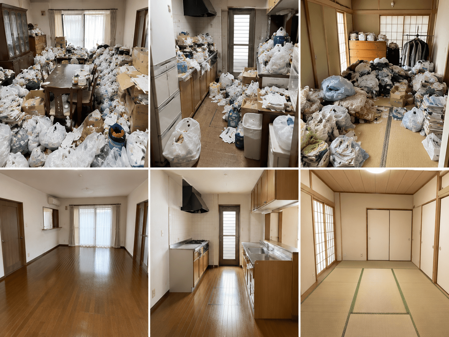 京都府京都市東山区のゴミ屋敷清掃事例
